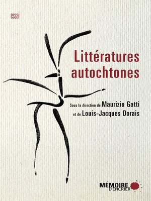 cover image of Littératures autochtones